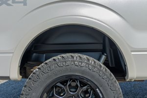 Ford F-150 Rear Wheel Well Liners - Rough Country - Rough Country - Black - '04-'14